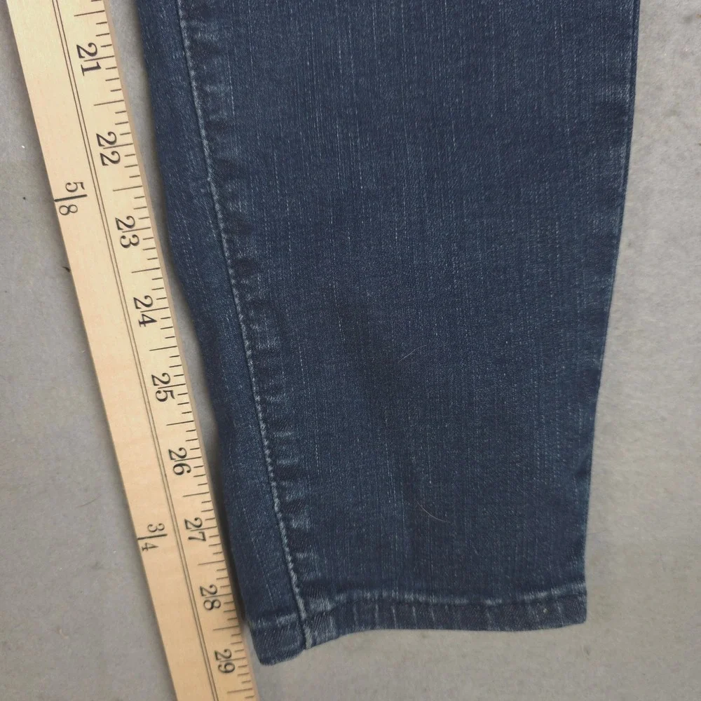 Signature Levi Strauss Mid Rise Skinny Jeans - Shaping Dark Wash - 4M W27 L30‎